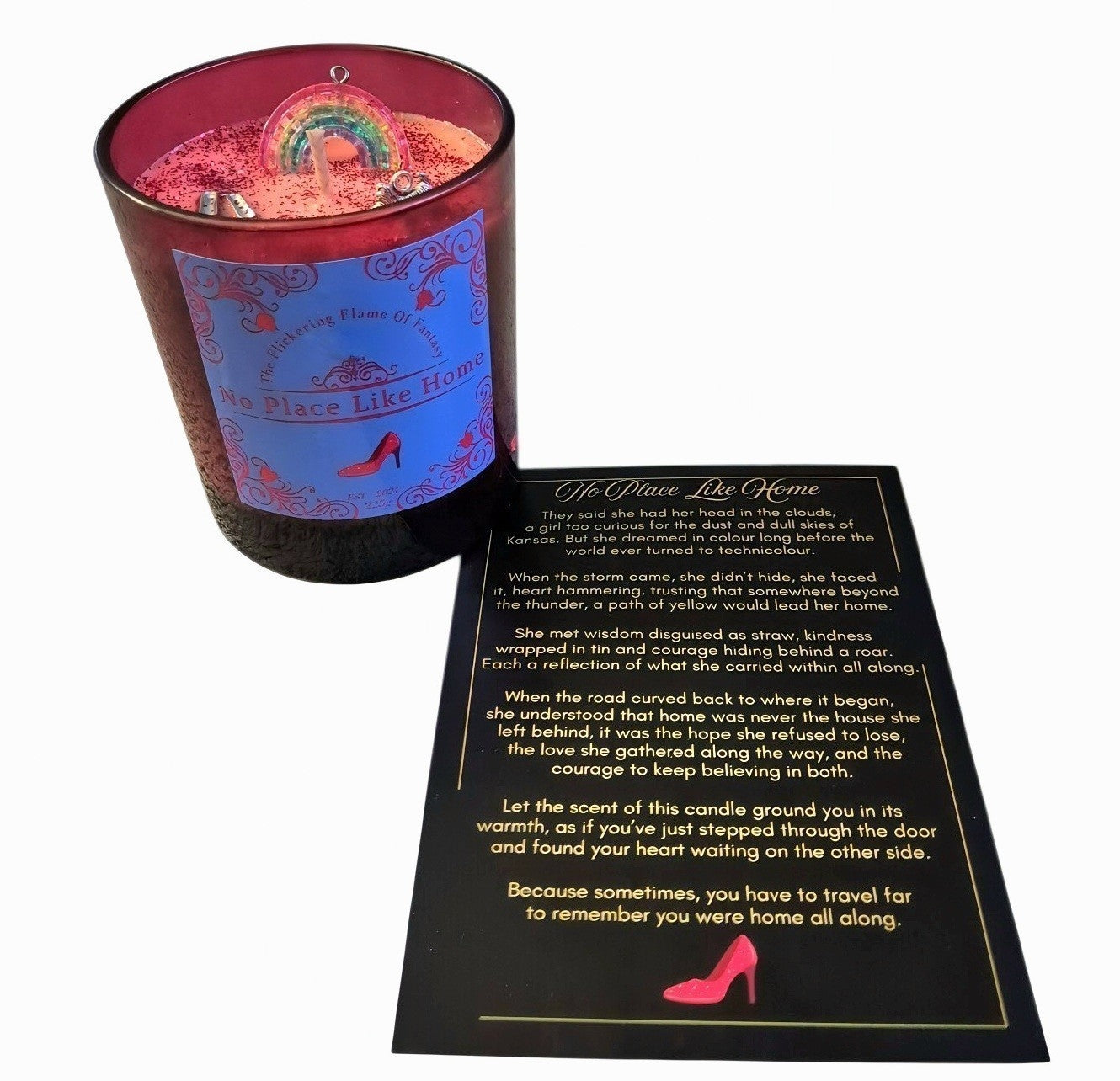 No Place Like Home - Dorothy Wizard of Oz Inspired Candle