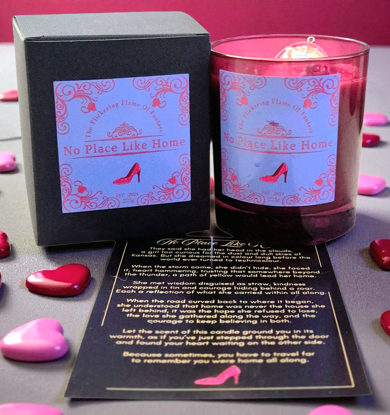 No Place Like Home - Dorothy Wizard of Oz Inspired Candle