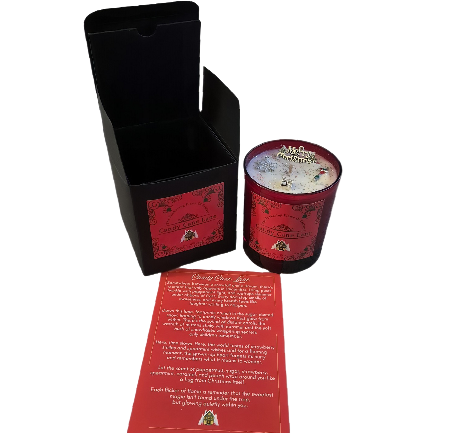 Candy Cane Lane - Christmas Charm Candle