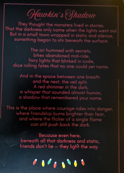 Hawkin's Shadow - Stranger Things Candle