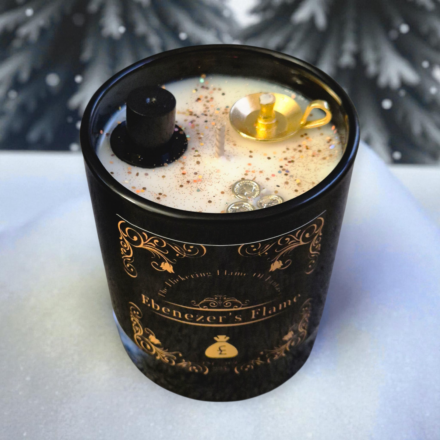 Ebenezer's Flame - Scrooge Candle