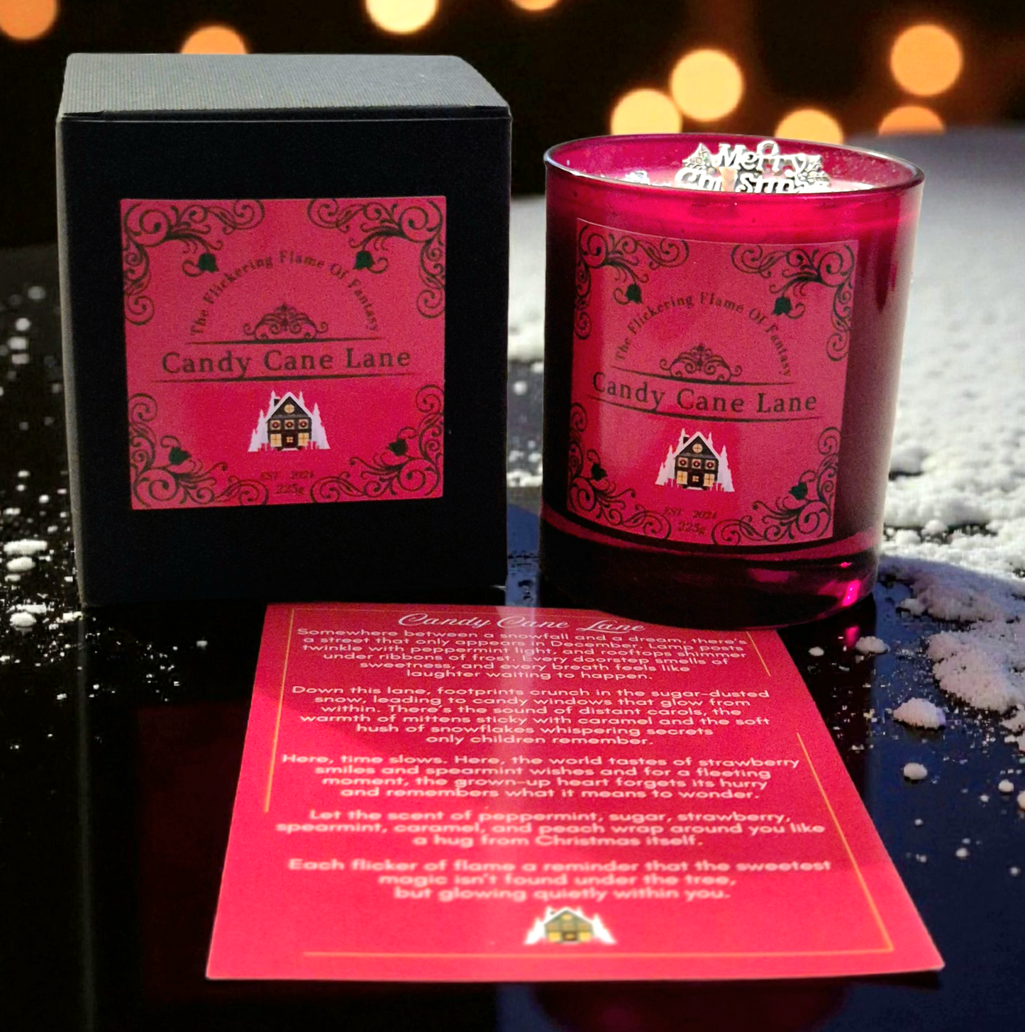 Candy Cane Lane - Christmas Charm Candle