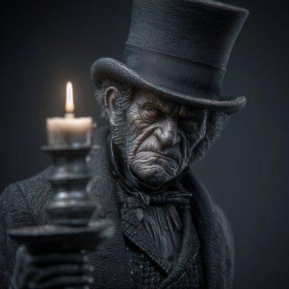 Ebenezer's Flame - Scrooge Candle